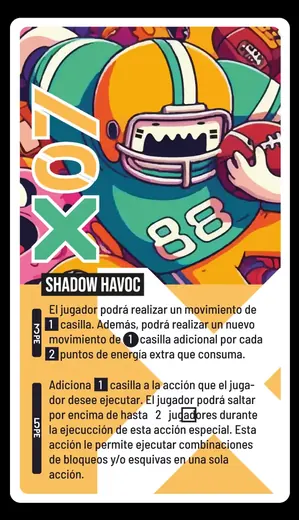 BALL V4 Spanish tactical card 1