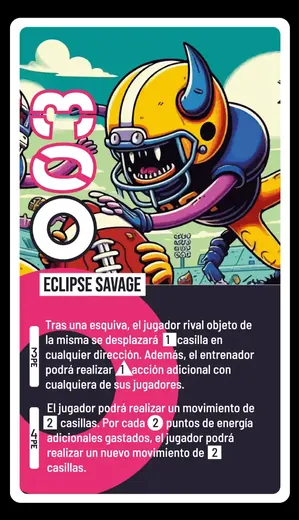 BALL V4 Spanish tactical card 3