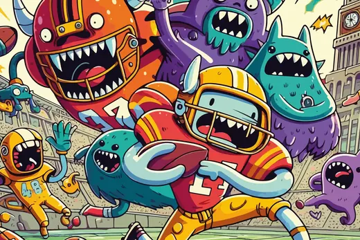 BALL V4 monster style player token