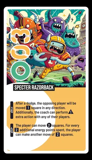 BALL V4 orange English tactical card 3