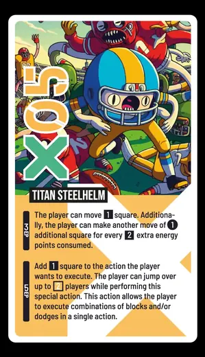 BALL V4 orange English tactical card 5