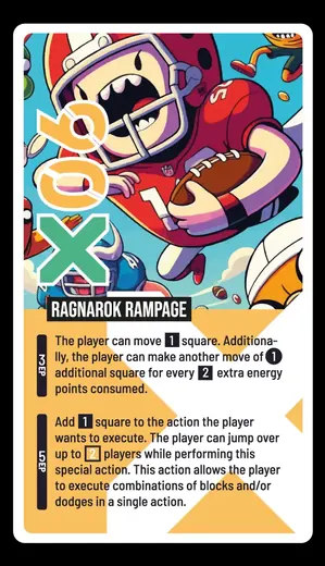 BALL V4 orange English tactical card 6