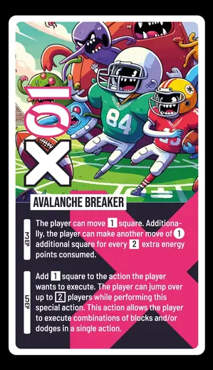 BALL V4 pink English tactical card 1