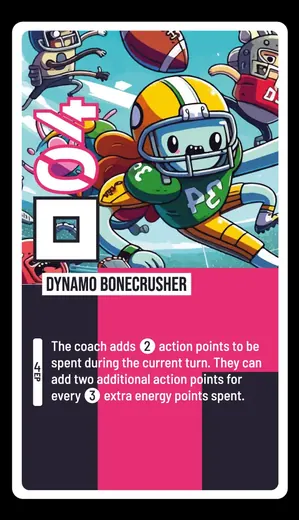 BALL V4 pink English tactical card 4