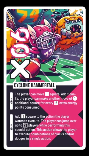 BALL V4 pink English tactical card 6