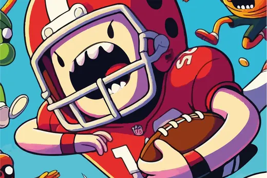 BALL V4 blue player token