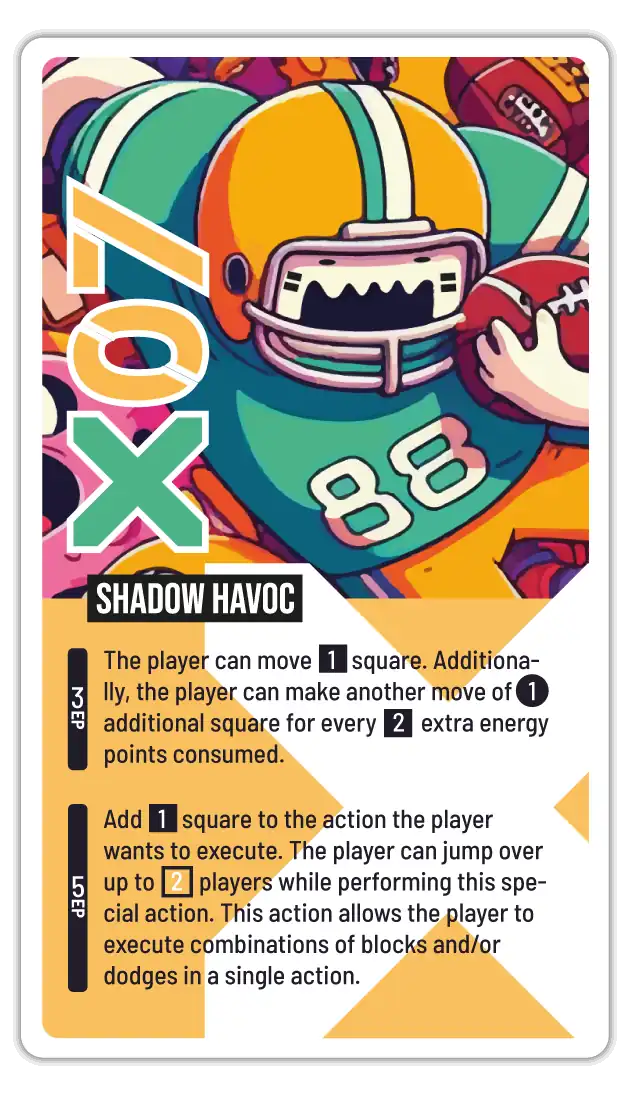 BALL game card for player Shadow Havoc