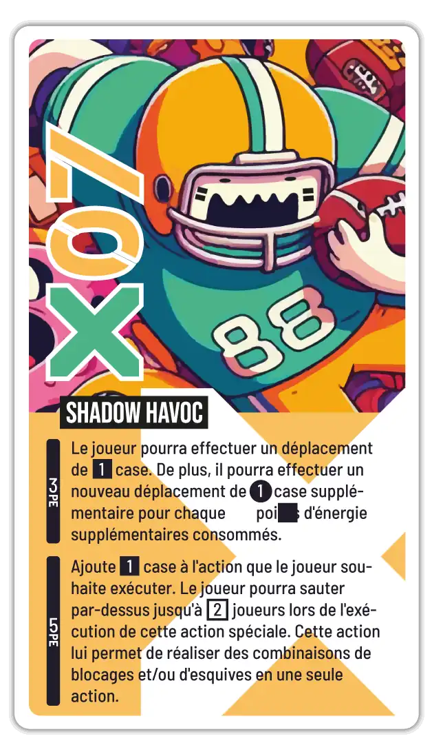 Carte de jeu BALL du joueur Shadow Havoc