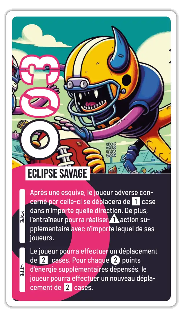 Carte de jeu BALL du joueur Eclipse Savage